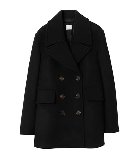 burberry double breasted pea coat 6 button|Burberry Peacoats for Women for sale .